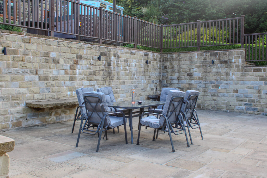 beautiful patio in Derbyshire