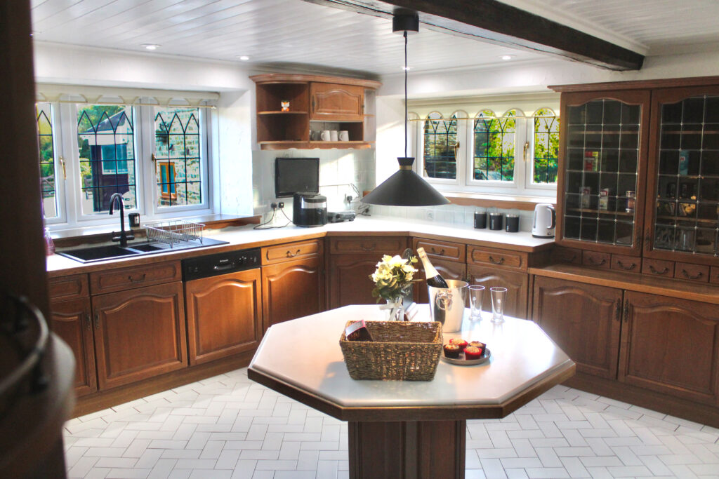 the kitchen at Habberjam Farm